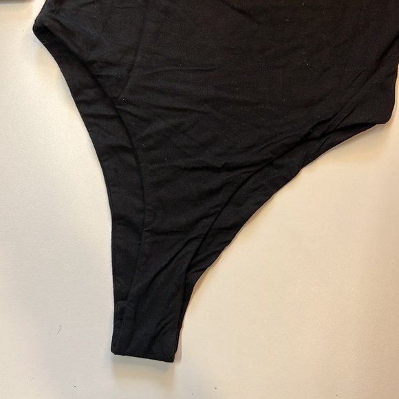 RE ONA WOMEN'S TURLENECK SLEEVELESS BODYSUIT BLACK - Picture 7 of 7